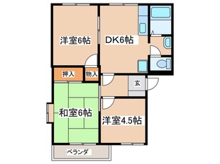 パストラルＢの物件間取画像